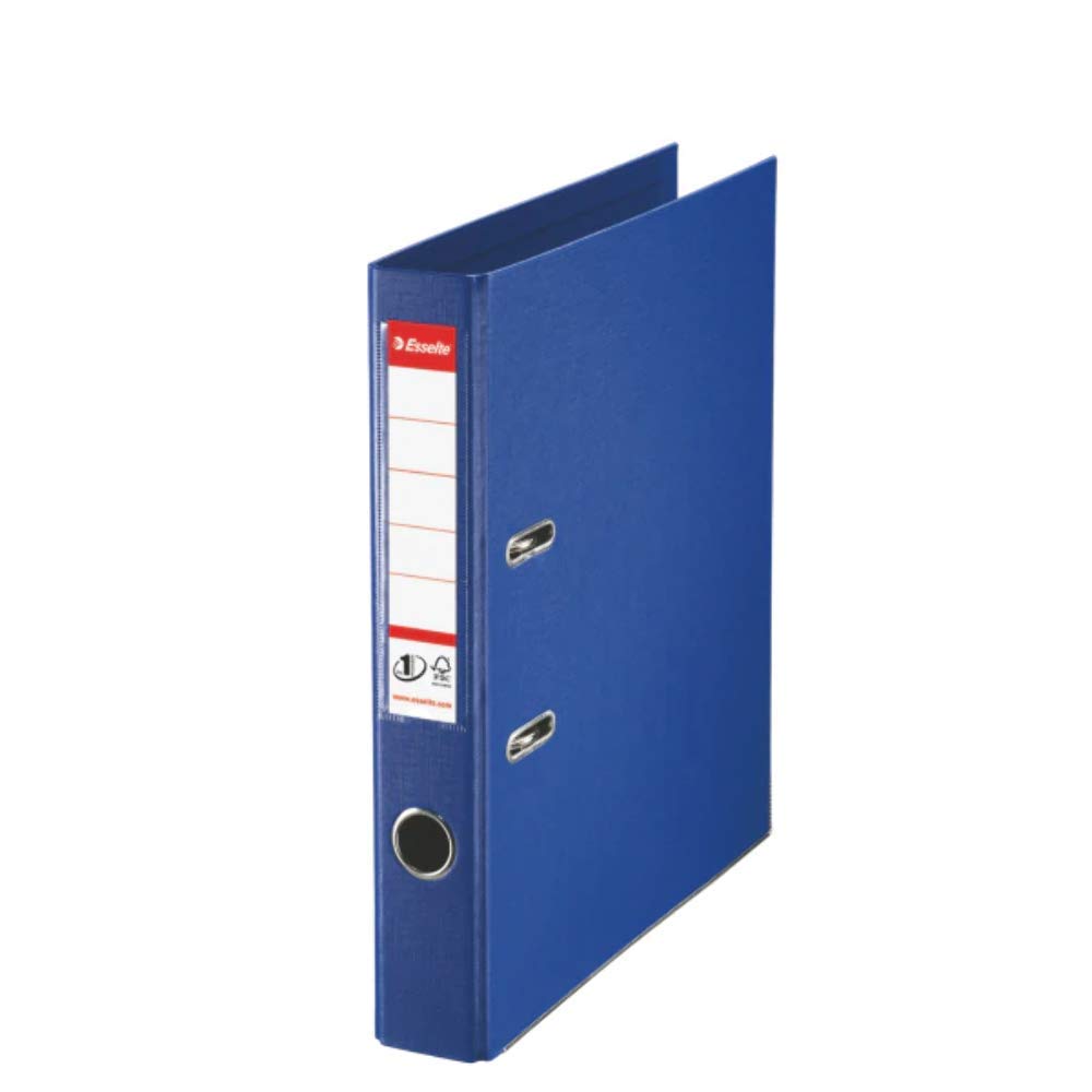 Esselte A4 PVC Lever Arch 50mm Blue