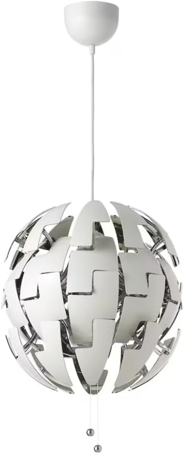 Ikea Ps 2014 Pendant Lamp, White, Silver Color 003.114.98