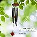 Howarmer Small Wind Chimes for Outside, Wind Chimes Outdoor with 6 Tuned Tubes, Memorial WindChimes for Garden, Patio and Home