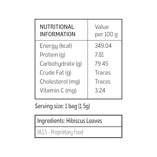 Image of Celest Hibiscus Tea - 50 Pyramid Bags (Pack of 4) | Loose Leaf Herbal Tea | Natural & Refreshing | Caffeine-Free