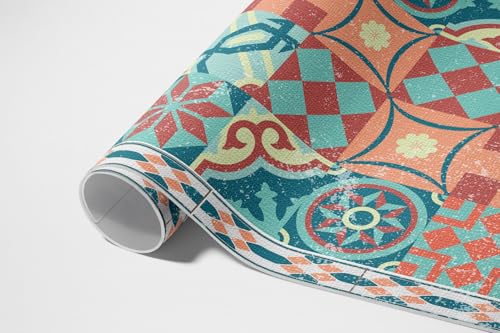 Tapis extérieur rectangle 140x210 cm imperméable et résistant pour jardin - 6