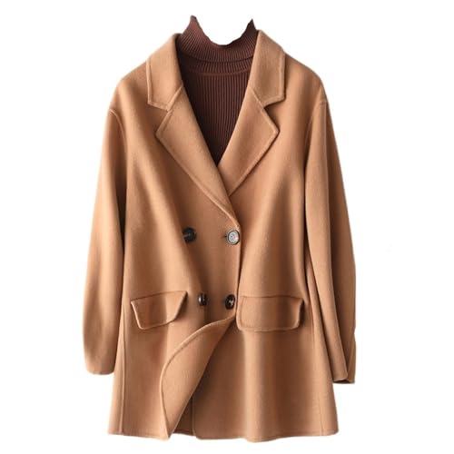 Veste courte ample en laine femme finis les manteaux lourds et froids hiver