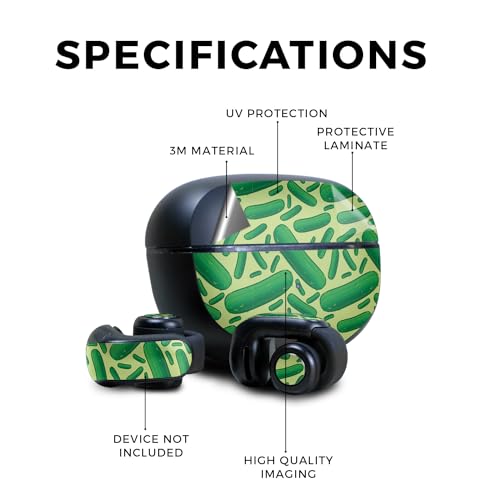 Image of Skin Compatible with Bose Ultra Open Earbuds - Pickles - Premium 3M Vinyl Protective Wrap Decal Cover - Easy to Apply | Crafted in The USA by MightySkins