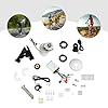 24V 250W Electric Bike Conversion Kit, Digital Display Brush-Less Motor Kit with Controller and Thumb Knob, Electric Bicycle Motor Kit Rear Suspension Type Fit for Spoke Wheel Bike #1