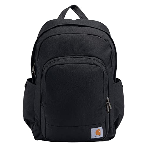 Carhartt 25L Classic Backpack, Durable Water-Resistant Pack with Laptop Sleeve, Black, One Size 1 Carhartt-25L-Classic-Backpack-Durable-Water-Resistant-Pack-with-Laptop-Sleeve-Black-One-Size