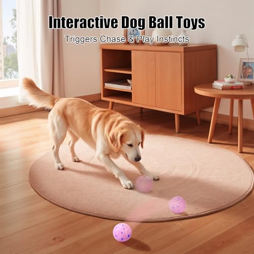 Image of Interactive Dog Ball Toy, Smart Dog Toy for Medium and Large Dogs, Automatic Moving Rotating & Bouncing Ball, Durable E-TPU Material, IP54 Waterproof, Motion-Activated Dog Toy for Active Dogs