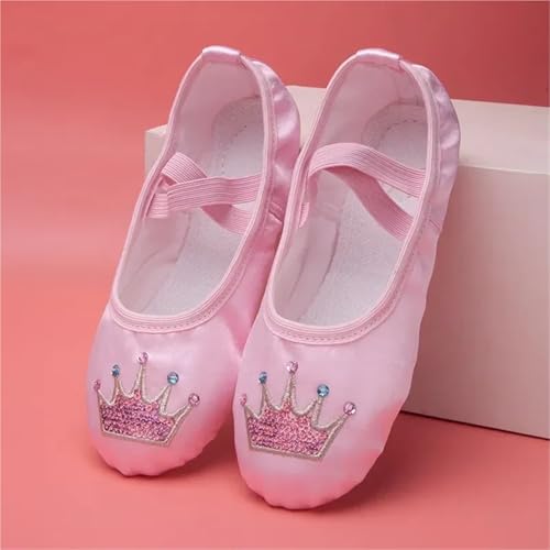 Ballet Slippers Children's Dance Shoe Soft Sole Practicing Cat Claw Satin Embroidery Ballet Body Yoga Girl Indoor Gymnastics Shoes2