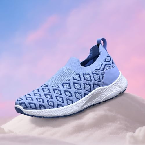 Image of Neeman's Crystal Knit Slip On for Women | Breathable Knit Upper, Cushioned EVA Sole | Lightweight, Flexible Shoes for Everyday Comfort