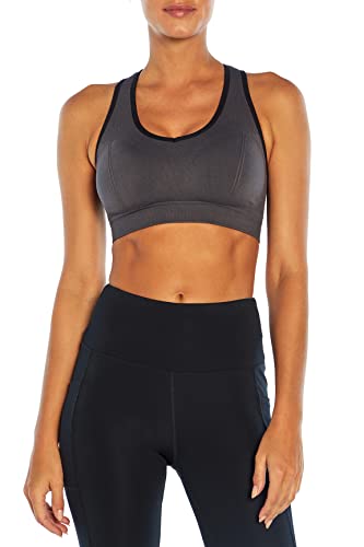 Bally Total Fitness Damen Cassia Seamless Sport-BH, GRAU, Large Cover