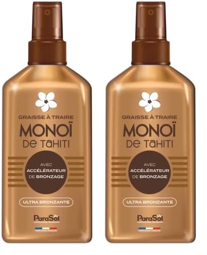 ParaSol Spray Grasa de ordeño Monoï de Tahití (Paquete de 2)