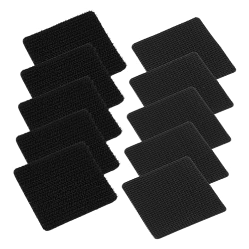 Anneome 10sets Hook and Loop Adhesive Carpet Gripper Tape for Auto Floor Mats High Adhesion Easy Installation for All Vehicle Models