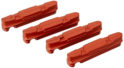 4 x replacement brake pad inserts for BROMPTON bikes ORANGE