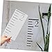 Tofficu Kids Growth Chart Ruler Template 7Pcs Plastic Height Scale Stencil for Children Reusable Measurement Tool for Nursery Wall Decor