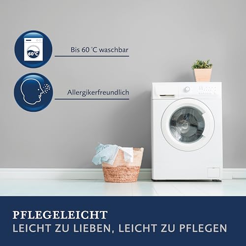 Duo-Steppbett Billerbeck aus Baumwolle, 135 x 200 cm, Weiß