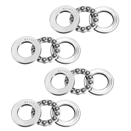 Roulements à billes de butée 51103 pièce mécanique acier pour arbre axial