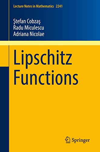 Lipschitz Functions (Lecture Notes in Mathematics Book 2241) (English Edition)