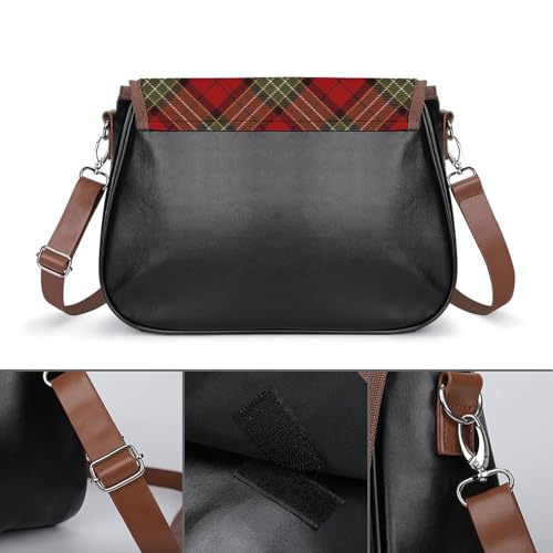 Stylish Women's Shoulder Bag Vintage PU Leather Handbag For Daily Use3