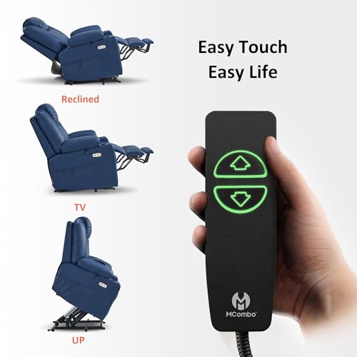 Image of MCombo Power Lift Recliner Chair for Elderly, Heat and Massage 7040(Medium)