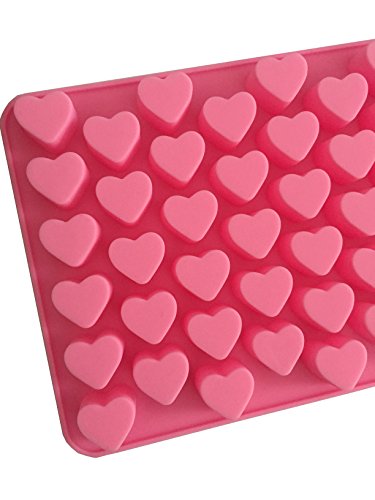 Molde de silicón para cubitos en forma de corazón mini, pack 2 miniatura 4