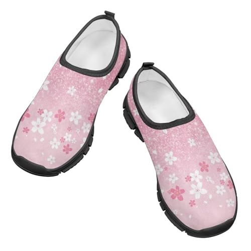 Girls Slip On Sneakers Kids Tennis Shoes Cartoon Walking Athletic Shoes for School Park Play3