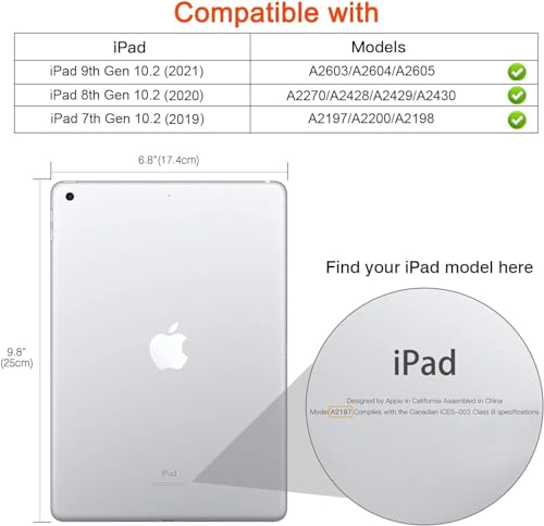 Ceysin Rotating Case for iPad 9th Generation (2021) / 8th Generation (2020) / 7th Gen (2019) 10.2 Inch - Image 2