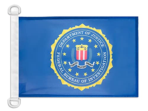 AZ FLAG United States FBI Nautical Flag 18'' x 12'', US Federal Bureau of Investigation flags 30 x 45 cm, Banner 12x18 in for boat — image 1
