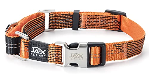 Colorful Martingale Collar For Dog Training -[Neoman] Safe & Humane Reflective Dog Collar For No Pull Training, Walking - Heavy Duty D-Ring, Quick-Release Buckle, Adjustable Clip-[Small Orange] #TOP18
