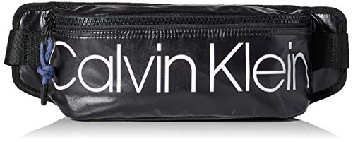 Calvin Klein - Trail+ Waistbag, Organizadores de bolso Hombre, Negro (Black), 1x1x1 cm (W x H L)