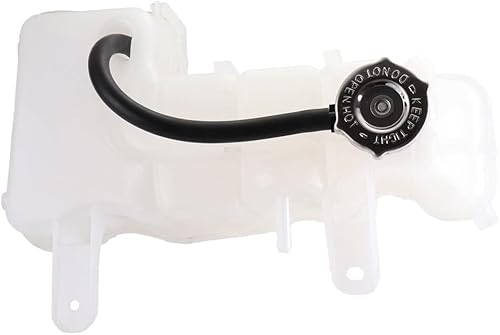 Miniatura 4 de Depósito de refrigerante con tapa, tanque de desbordamiento de radiador de plástico para reemplazar 4596466AF compatible con 2005-2008 para Magnum