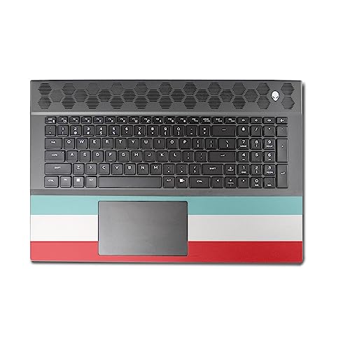 Image of MightySkins Skin Compatible with Alienware M18 R1 (2023) Full Wrap Kit - Sailor Stripes | Protective, Durable, and Unique Vinyl Decal wrap Cover | Easy to Apply & Change Styles | Made in The USA