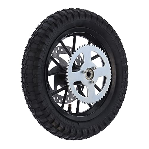Aramox Roue Arrière pour Mini Dirt Bike Coolster QG-50, 12,5 x 2,75 Pouces, Caoutchouc Antidérapant, Remplacement 2 Temps
