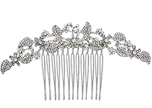 Damen Haarschmuck Haardekoration Haardeko Haarnadel Haarstecker Haargesteck Haarkamm Haarkämme Braut Hochzeit Schmuck Accessoires Perlen Kristallen Perlen Design Schmuck edel (Kamm 2) Cover