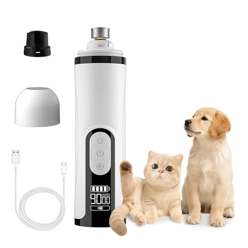 PawsMedal Cordless Pet Nail Grinder with Safety Guard