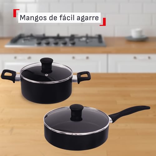La Mejor Lista de Bateria de cocina t fal - 5 favoritos. 25 bateria de cocina t fal marca Tefal (3)