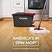 O-Cedar All-in-One Cleaning Kit: EasyWring Spin Mop + One Sweep Broom + PACS Mop Soap Cleaning Tablets + Scrunge Kitchen Scrub Sponges