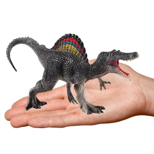 Image of FUNFOB Dinosaur Toy Figure Width -19cm Spinosaurus Dinosaur Toys for Kids & Adults PVC Multicolour | Rainbow Back Dino SML