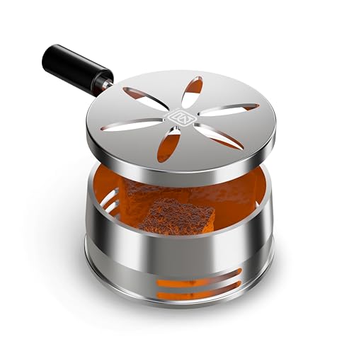 Hookah Coal Holder | Shisha Heat Management System | Hookah Accessories Charcoal Holder | shisha Coal Bowl | Capacity for 3pcs Charcoals
