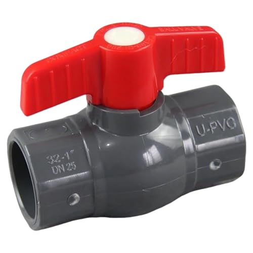 Robinet à bille en PVC résistant de 75mm à passage intégral pour eau