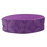 Gaiam Sure-Grip Yoga Headband, Plum Baroque