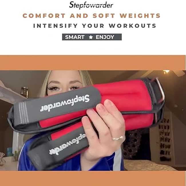 Ankle Weights for Women Men Kids a Pair Available in 0.65Lb 1.0Lb 2.0Lbs Each, Double Wings Wrist Weights with Adjustable Strap for Running Jogging Gym Dance Cardio Fitness