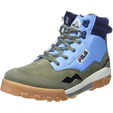 FILA Herren Grunge II O mid Hiking, Winter Boots, Loden Green-Adriatic Blue, 44 EU Cover