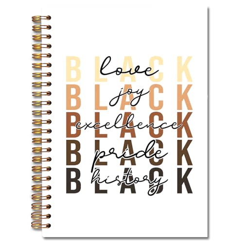Cahier à spirales Histoire Noire 14x21 cm pour l'écriture quotidienne