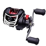 Bait Casting Reel Magnetic Brake Reel System High Speed Fishing Reel Metal Fishing Wheel Left Hand