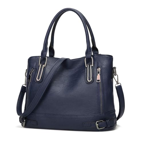 VINBAGGE - Bolso bandolera de piel sintética para...