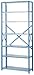 Lyon DD8032SGLV 8000 Series Open Shelving Starter with 7 Galvanized Shelves, 36" Width x 24" Depth x 84" Height, Dove Gray