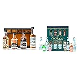 Spiced Rum Gift Set - Kraken Spiced Rum, Gift for Him - x4 5cl Alcohol Miniatures & Gin Gift Set - Flavoured Gin and Tonic, Mini 4x5cl Gordons Pink Gin, Edinburgh Gin