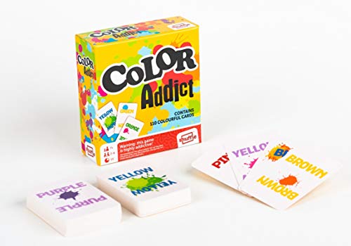 41igyNoiVJL Droles de Jeux 130008426 Color Addict American Version - Jeu de Cartes en Anglais Américain