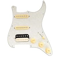 Good choice to upgrade Squier Strat HSS or other similar style import guitar, also fits most American/Mexico modern standard Strat HSS style electric guitar, take your tone to the next level. 5-way super switch brings more unique tone options Feature...