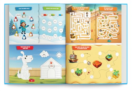Image of Activity Book for 5 Year Old | Best Selling 1001 Brain Booster Books for 5+ Year Old Children | Kids Activity Book - Puzzles, Mazes, Colouring, Dot-To-Dot, Matching, Seek & Find, Spot the Difference