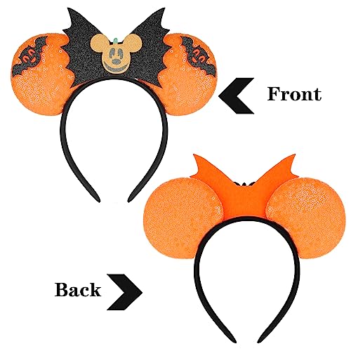 Image of FANYITY Mouse Ears, Sequin Mouse Ears Headband for Boys Girls Women